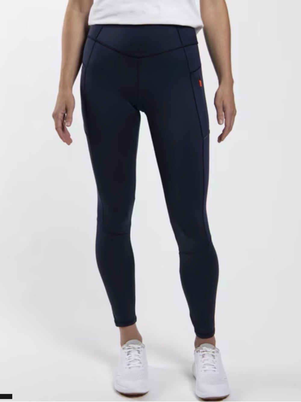 NWOT! KJUS High-Rise Navy Active Series Performance Leggings with Side Pocket